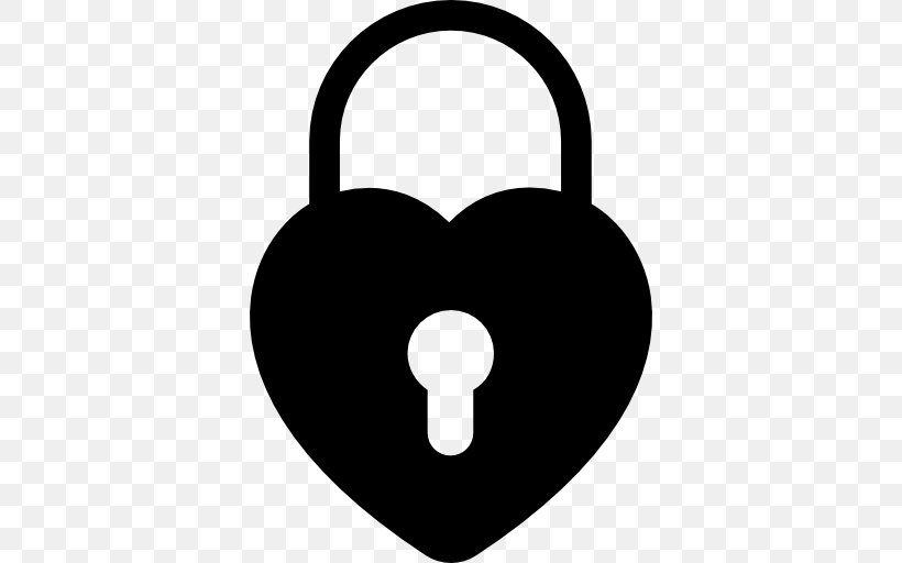 Padlock Heart Shape, PNG, 512x512px, Padlock, Black And White, Hardware Accessory, Heart, Linearity Download Free