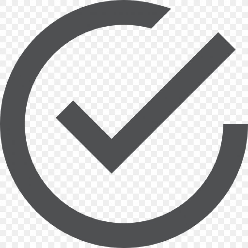 Check Mark Checkbox Computer Software Button, PNG, 1024x1024px, Check Mark, Accessibility, Black And White, Brand, Button Download Free