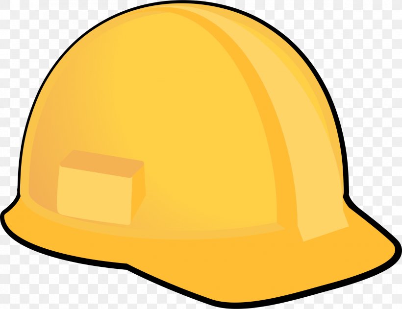 Hard Hats Clip Art Yellow Openclipart, PNG, 2400x1848px, Hard Hats, Cap, Hard Hat, Hat, Headgear Download Free