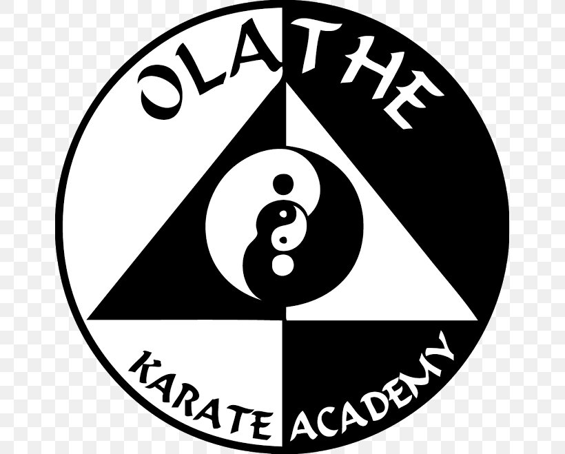 Olathe Karate Academy Logo Brand Symbol, PNG, 659x659px, Logo, Area, Ball, Black, Black And White Download Free