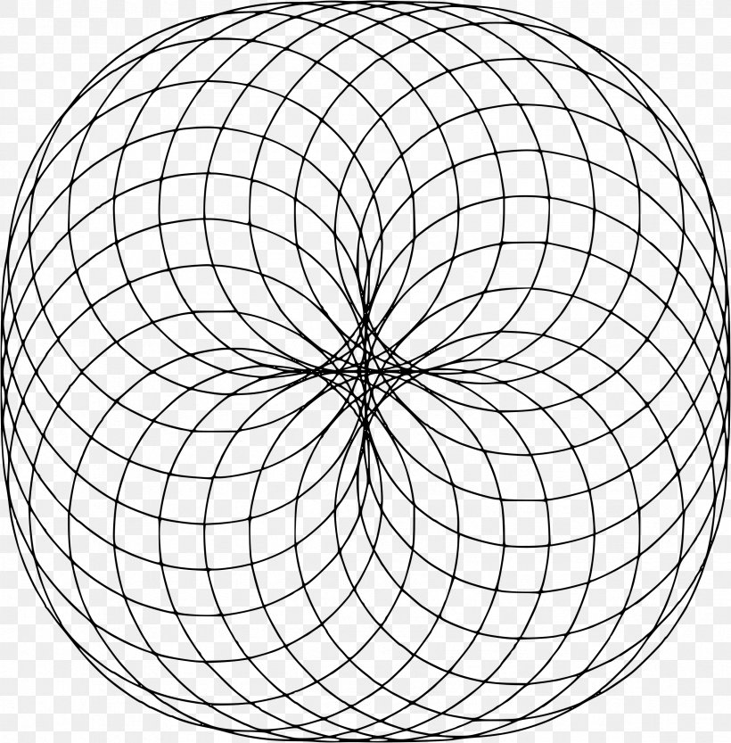 Sacred Geometry Fractal Mathematics Circle, PNG, 2362x2400px, Geometry, Area, Black And White, Curve, Fractal Download Free