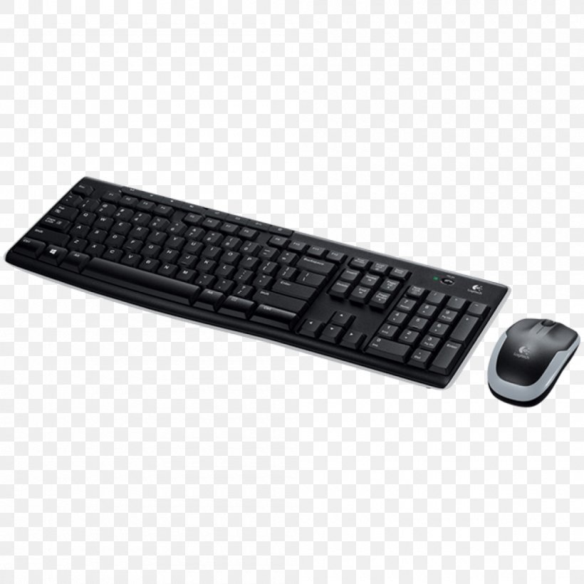 Computer Keyboard Computer Mouse Wireless Keyboard Logitech K270, PNG, 1000x1000px, Computer Keyboard, Computer, Computer Component, Computer Mouse, Desktop Computers Download Free