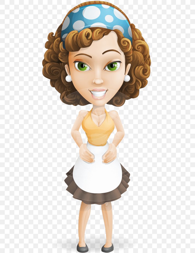 Hair Cartoon, PNG, 691x1060px, Maid, Animation, Brown Hair, Cartoon, Character Download Free
