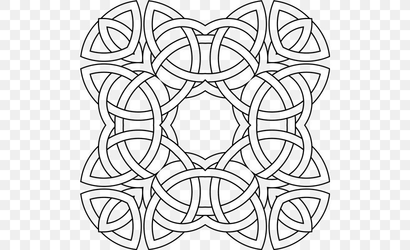 Hip Flask Engraving Picture Frames Pattern, PNG, 500x500px, Hip Flask, Area, Black And White, Celtic Art, Celtic Knot Download Free