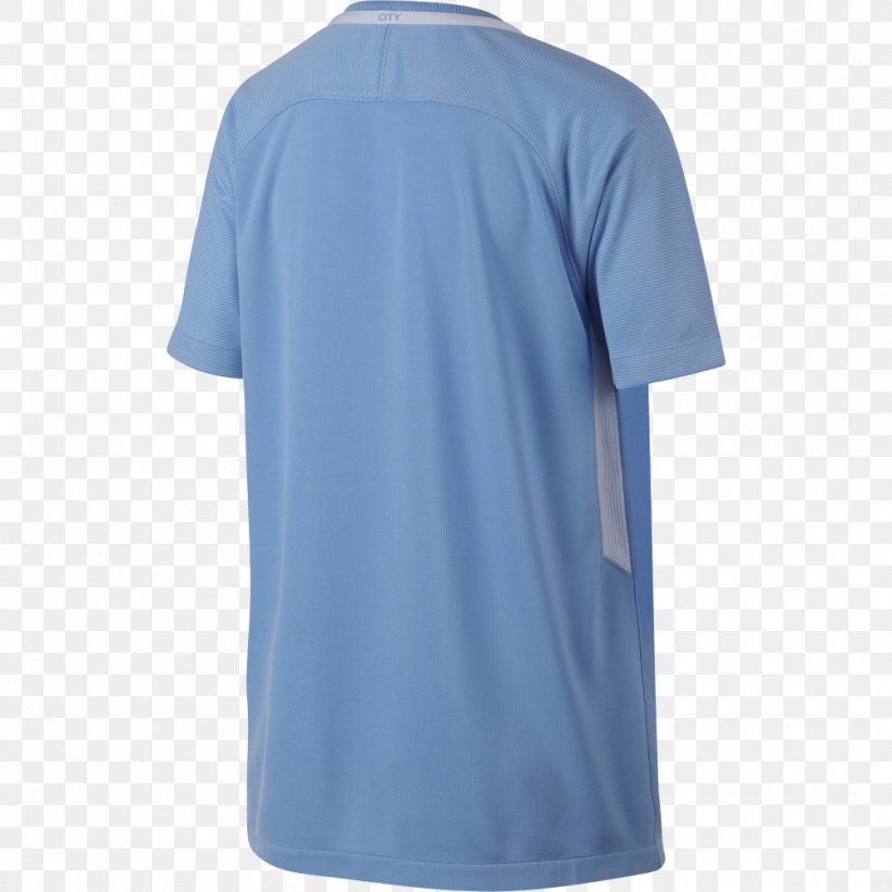 T-shirt Sleeve Manchester City F.C. Nike Factory Store Jersey, PNG, 1000x1000px, Tshirt, Active Shirt, Blue, Cap, Collar Download Free