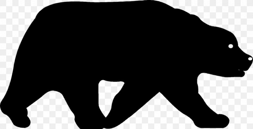 American Black Bear Cat Sticker Clip Art, PNG, 840x429px, Bear, American Black Bear, Black, Black And White, Carnivoran Download Free