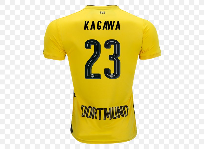 Borussia Dortmund T-shirt Sports Fan Jersey Football, PNG, 600x600px, Borussia Dortmund, Active Shirt, Brand, Christian Pulisic, Clothing Download Free