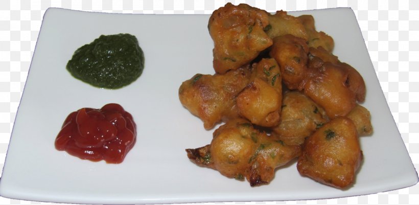 Pakora Fritter Dim Sum Indian Cuisine Chutney, PNG, 1600x783px, Pakora, Animal Source Foods, Appetizer, Batter, Chutney Download Free