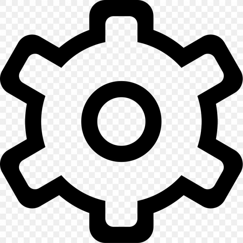 Gear, PNG, 981x980px, Gear, Area, Black And White, Installation, Symbol Download Free