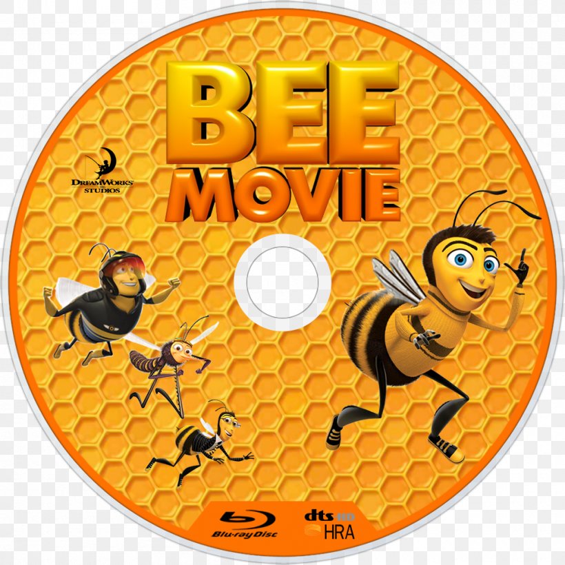 Honey Bee Film Television 0, PNG, 1000x1000px, 2007, Honey Bee, Bee, Bee Movie, Bluray Disc Download Free