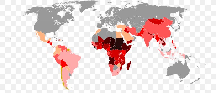 World Map Poverty Map, PNG, 800x353px, World, Art, Map, Poverty Map, Red Download Free