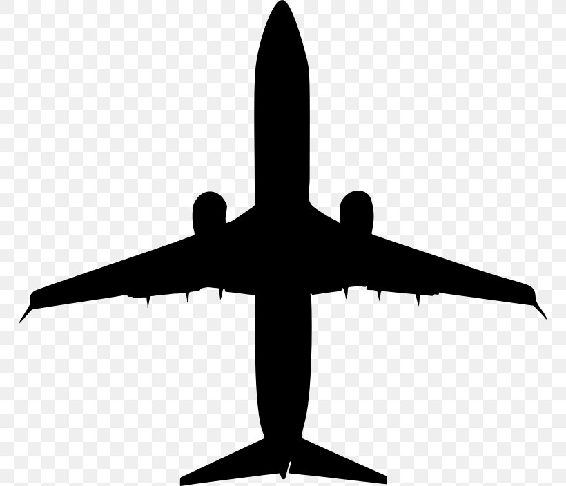Airplane Silhouette Clip Art, PNG, 764x704px, Airplane, Aerospace Engineering, Air Travel, Aircraft, Airliner Download Free