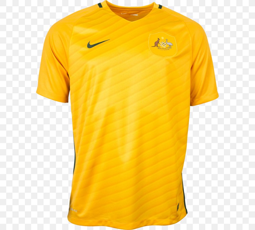 T-shirt Australia National Soccer Team Jersey Sleeve, PNG, 740x740px, Tshirt, Active Shirt, Australia National Soccer Team, Baseball Uniform, Clothing Download Free