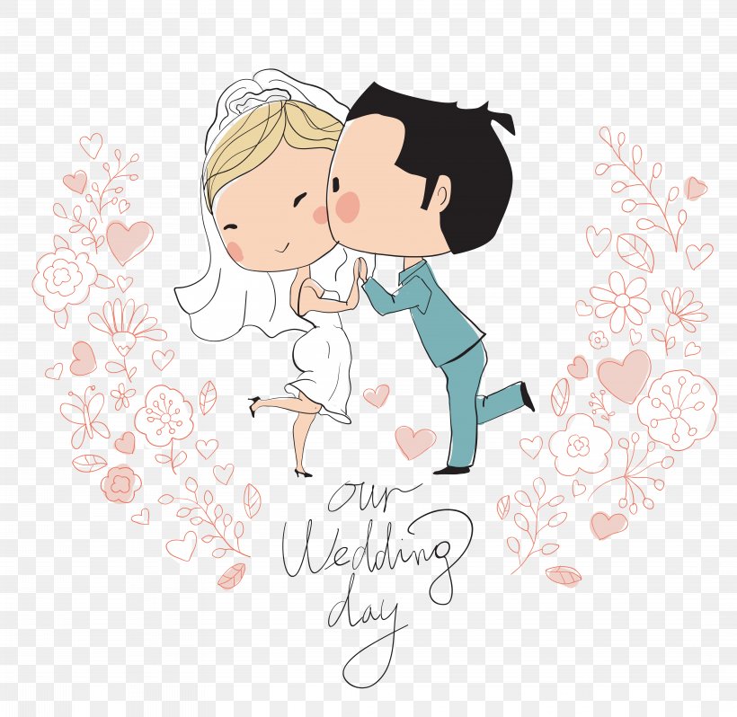 Wedding Invitation Bridegroom Illustration, PNG, 8748x8523px, Watercolor, Cartoon, Flower, Frame, Heart Download Free