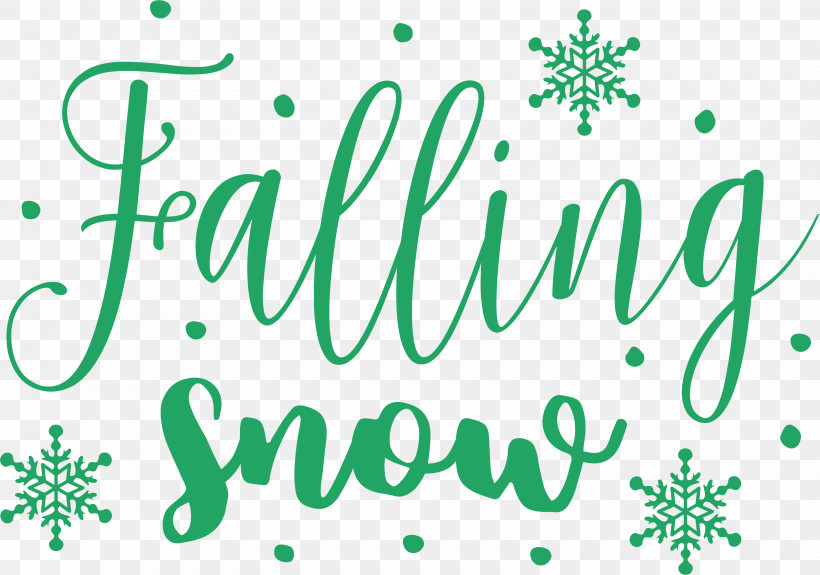 Falling Snowflake Falling Snow Winter, PNG, 3321x2330px, Falling Snowflake, Calligraphy, Falling Snow, Flower, Leaf Download Free