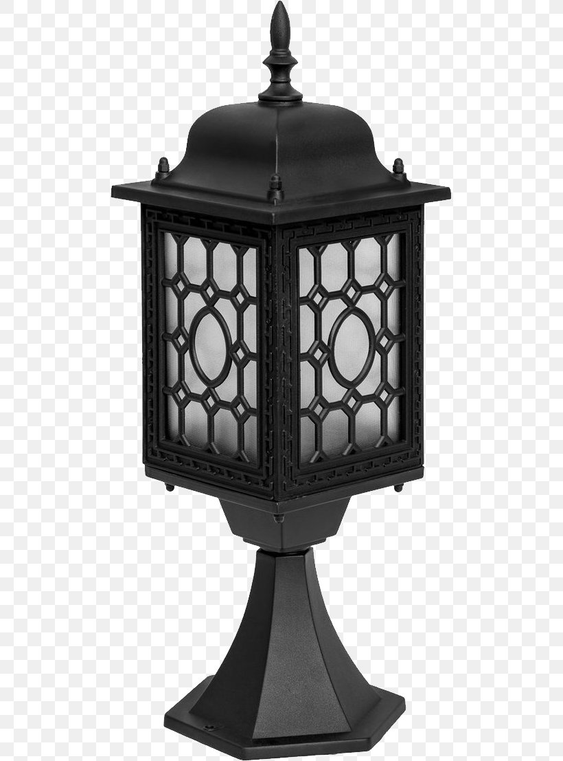 Street Light Light Fixture Lamp, PNG, 497x1107px, Light, Black And White, Chandelier, Edison Screw, Incandescent Light Bulb Download Free
