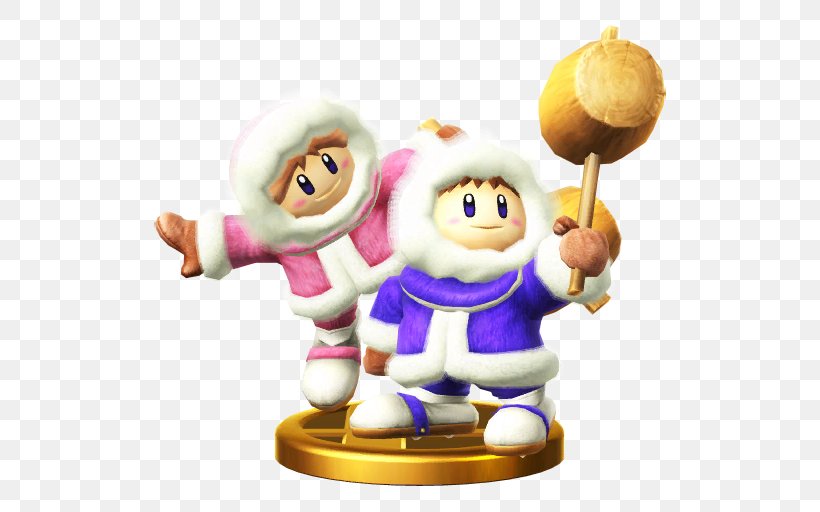 Super Smash Bros. For Nintendo 3DS And Wii U Super Smash Bros. Melee Super Smash Bros. Brawl Ice Climber, PNG, 512x512px, Super Smash Bros Melee, Captain Toad Treasure Tracker, Fictional Character, Figurine, Ice Climber Download Free