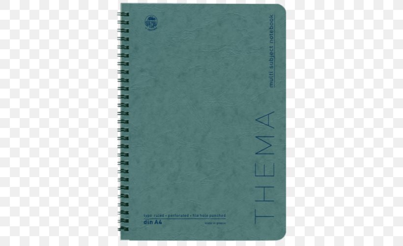Teal, PNG, 500x500px, Teal, Notebook, Paper Product Download Free