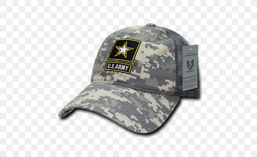 Baseball Cap United States Army Combat Uniform Military, PNG, 500x500px, Baseball Cap, Army, Army Combat Uniform, Cap, Hat Download Free