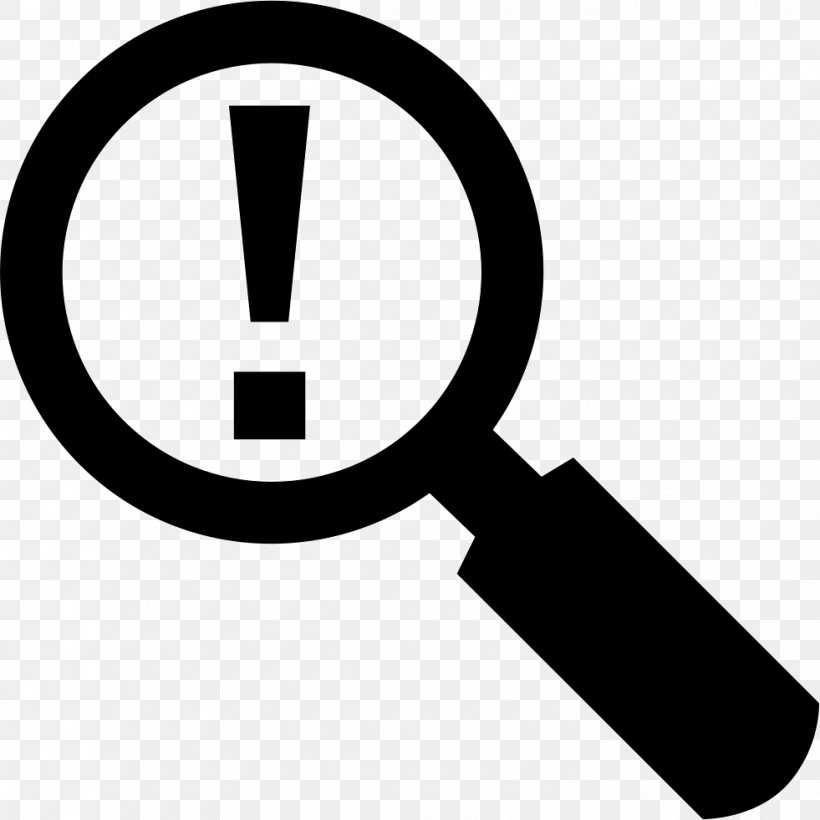 Magnifying Glass, PNG, 981x982px, Magnifying Glass, Black And White, Brand, Glass, Logo Download Free