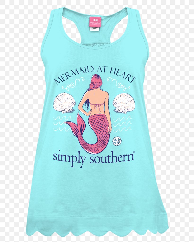 T-shirt Sleeveless Shirt Top Mermaid Clothing, PNG, 631x1024px, Tshirt, Active Tank, Aqua, Baby Products, Baby Toddler Clothing Download Free