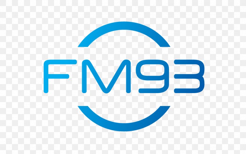 CJMF-FM FM93 Logo Trademark, PNG, 932x584px, Logo, Area, Blue, Brand, Mytuner Radio Download Free