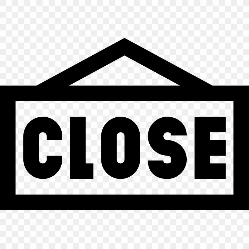 Closed, PNG, 1600x1600px, Closed, Area, Black And White, Brand, Computer Program Download Free