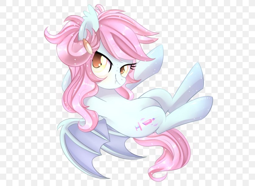 Fairy Horse Cartoon Illustration Figurine, PNG, 570x600px, Watercolor, Cartoon, Flower, Frame, Heart Download Free