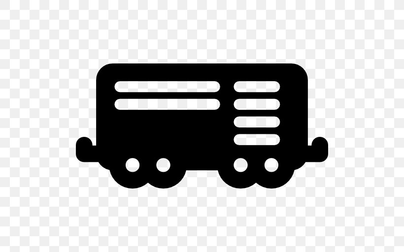 Rail Transport Train Railroad Car, PNG, 512x512px, Rail Transport, Area, Black And White, Car, Goods Wagon Download Free
