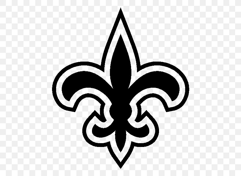 New Orleans Saints NFL Dallas Cowboys New York Giants, PNG, 600x600px, New Orleans Saints, American Football, Black And White, Dallas Cowboys, Decal Download Free