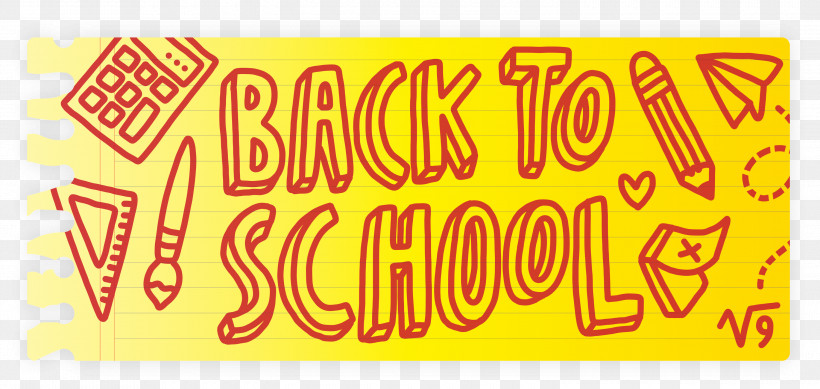 Back To School, PNG, 3000x1425px, Back To School, Area, Labelm, Line, Logo Download Free