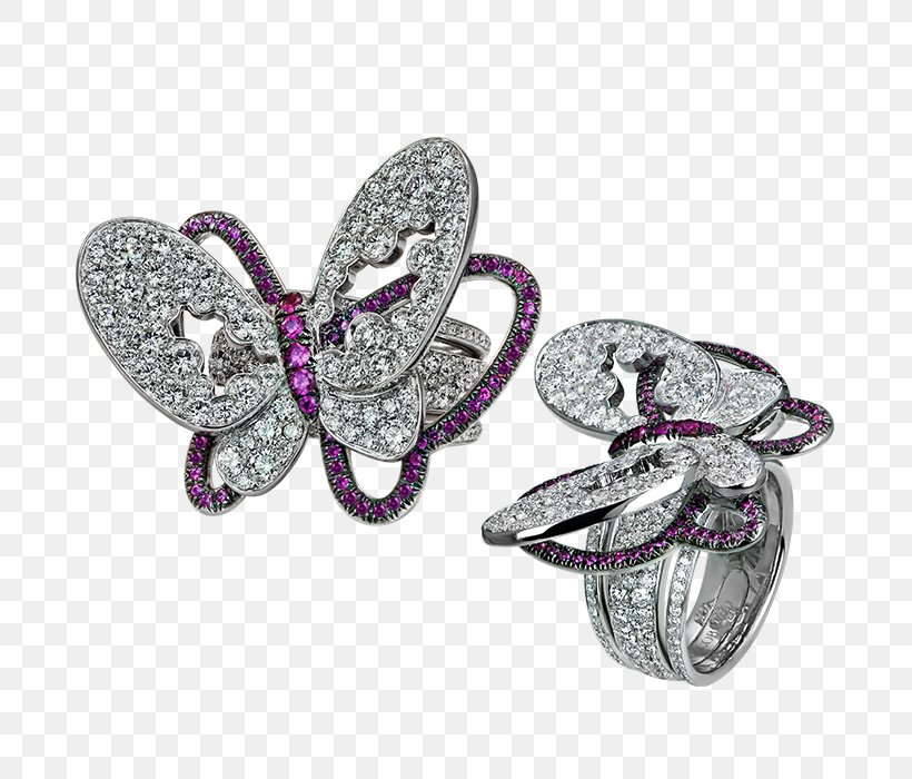Butterfly Earring Jewellery Gemstone, PNG, 700x700px, Butterfly, Amethyst, Bling Bling, Body Jewelry, Charms Pendants Download Free