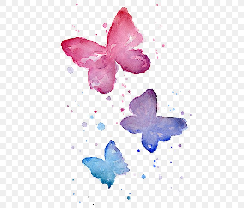 Butterfly Watercolor Painting Printmaking Work Of Art, PNG, 516x700px, Butterfly, Art, Art Museum, Artist, Canvas Download Free