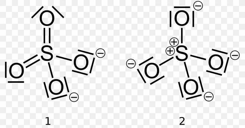 Formal Charge Lewis Structure Sulfate Sulfite Ion, PNG, 2000x1051px, Formal Charge, Area, Black And White, Body Jewelry, Brand Download Free