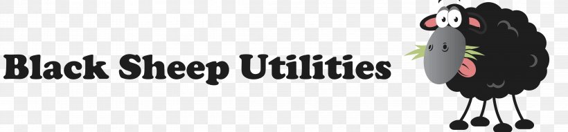 Black Sheep Utilities Ltd Industry Logo, PNG, 4754x1111px, Sheep, Black Sheep, Brand, Brighton, Flightless Bird Download Free