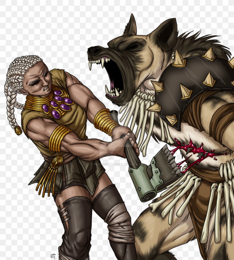 Gnoll Art Mythology Hyena Legendary Creature, PNG, 1024x1138px, Gnoll, Art, Artist, Axe, Big Cats Download Free
