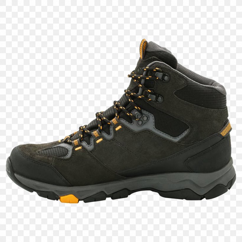 Hiking Boot Jack Wolfskin Shoe Footwear, PNG, 1024x1024px, Hiking Boot, Black, Boot, Breathability, Cross Training Shoe Download Free