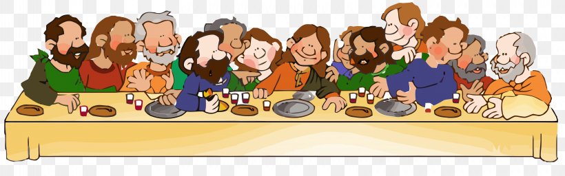 The Last Supper Eucharist Clip Art, PNG, 6480x2030px, Last Supper, Apostle, Bread, Communion, Drawing Download Free