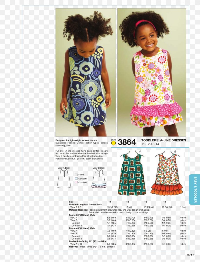 A-line Children's Clothing Dress Pattern, PNG, 1350x1763px, Aline, Child, Clothing, Clothing Sizes, Day Dress Download Free