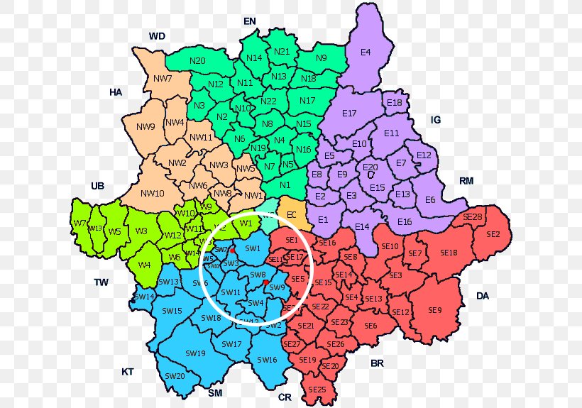 SW Postcode Area Postcodes In The United Kingdom Map Postal Code London WC Postal Area, PNG, 630x575px, Postcodes In The United Kingdom, Area, City Of London, Geography, Greater London Download Free