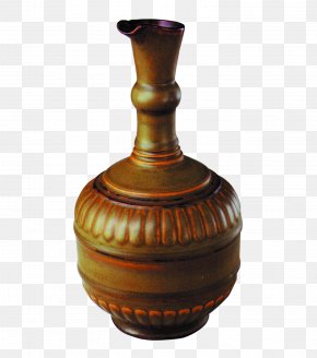 Brown Vase - Vase Porcelain Ceramic Florero PNG
