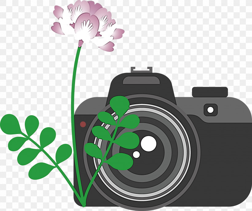 Camera Flower, PNG, 3000x2519px, Camera, Camera Lens, Digital Camera, Flower, Green Download Free
