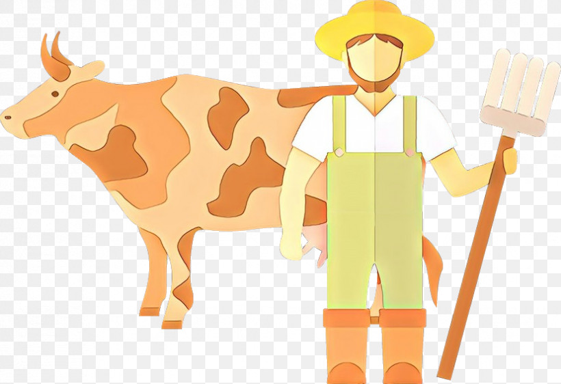 Cartoon Bovine Cow-goat Family Working Animal, PNG, 827x567px, Cartoon, Bovine, Cowgoat Family, Working Animal Download Free