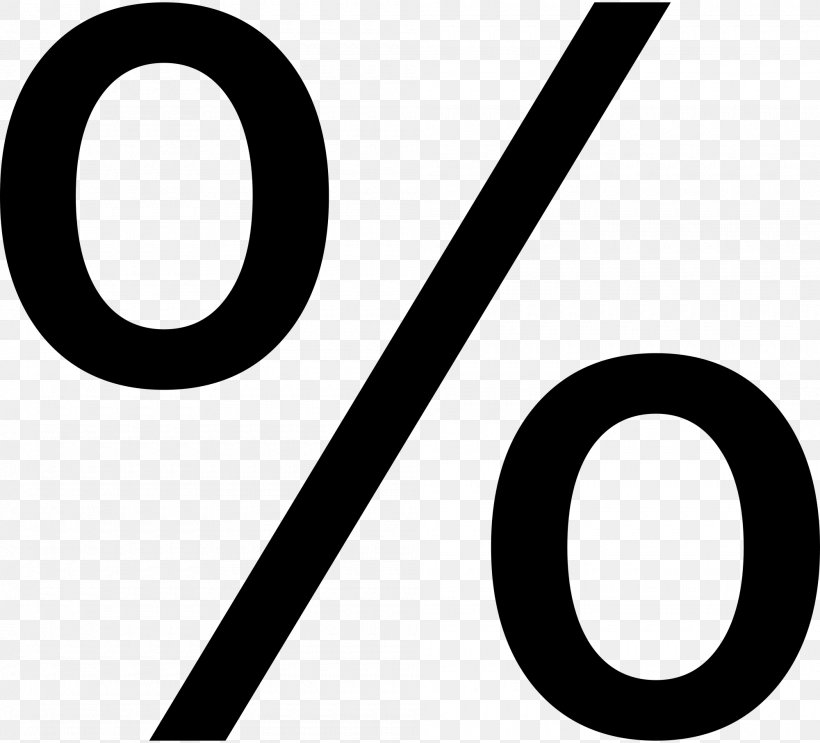 Percent Sign Percentage Symbol Relative Change, PNG, 2000x1813px, Percent Sign, Area, At Sign, Black And White, Brand Download Free