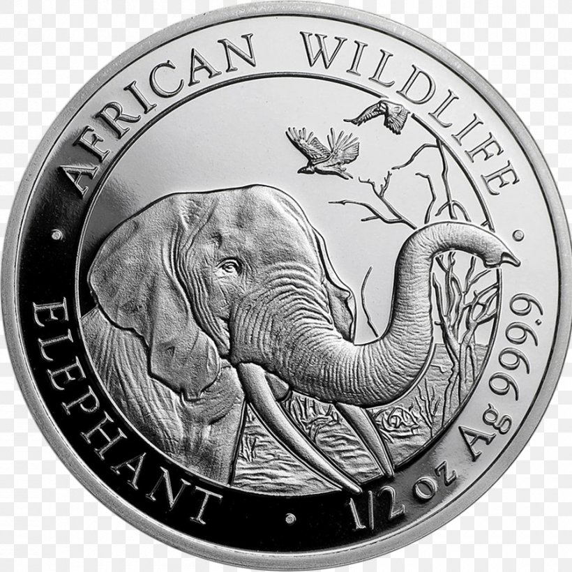 Somalia Bullion Coin Bullion Coin Silver, PNG, 900x900px, 2018, Somalia, Black And White, Bullion, Bullion Coin Download Free