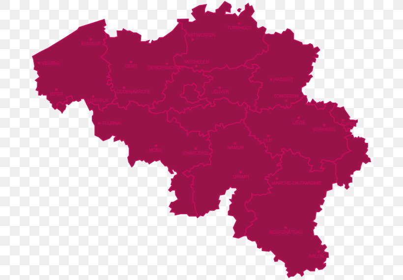 Belgium Vector Map, PNG, 690x570px, Belgium, Magenta, Map, Photography, Red Download Free