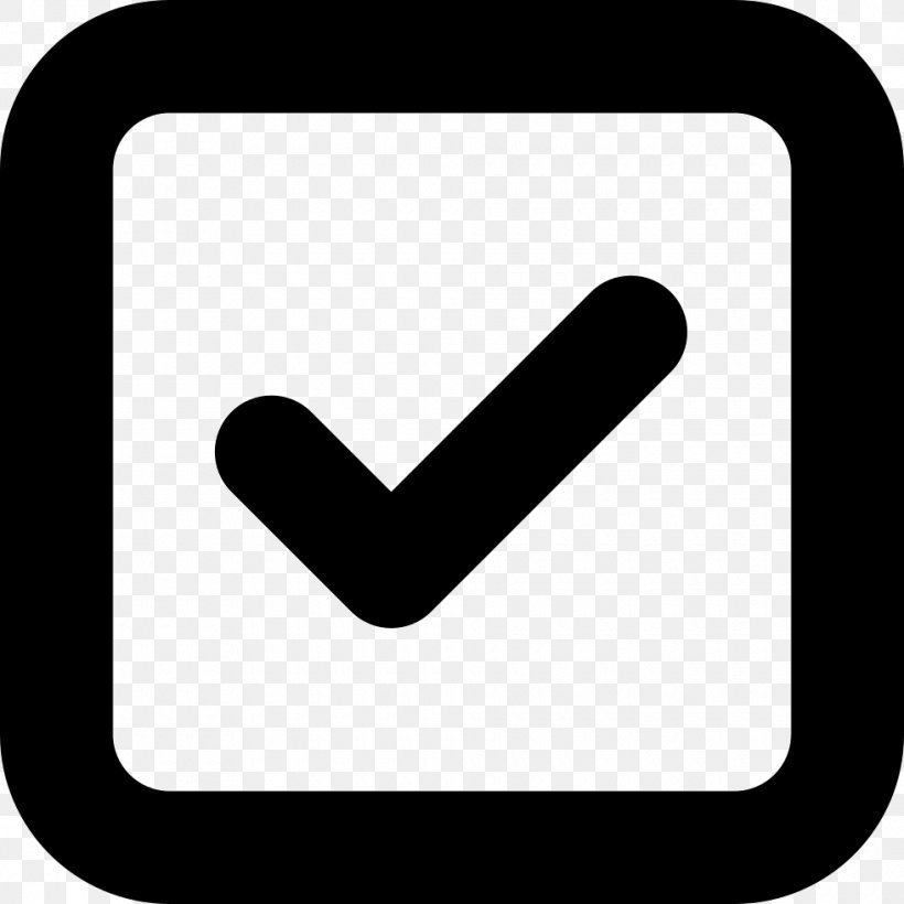 Check Mark Sign Symbol, PNG, 980x980px, Check Mark, Area, Black And White, Parasitism, Sign Download Free