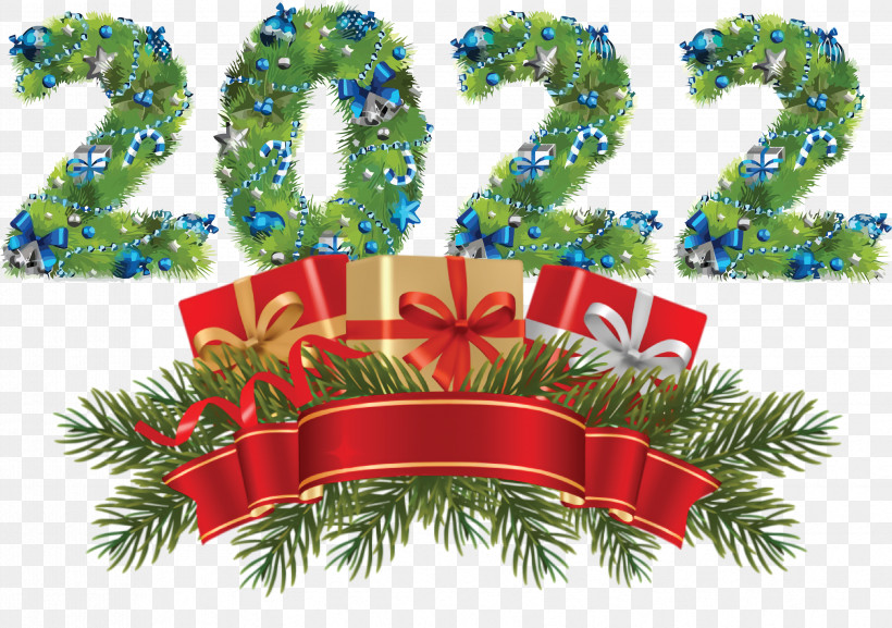 2022 New Year 2022 Happy 2022 New Year, PNG, 3354x2361px, Fir, Bauble, Christmas Day, Christmas Ornament M, Christmas Tree Download Free