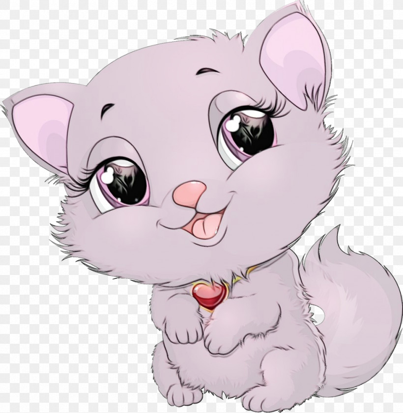 Cartoon Pink Nose Snout Whiskers, PNG, 974x1000px, Watercolor, Animal Figure, Animation, Cartoon, Nose Download Free