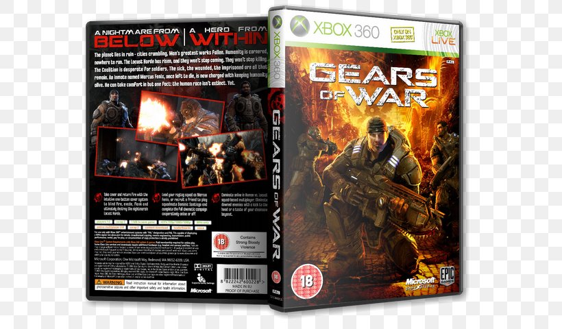 Xbox 360 Gears Of War PC Game Plakat Naukowy, PNG, 639x480px, Xbox 360, Action Figure, Film, Gears Of War, Gears Of War Judgment Download Free